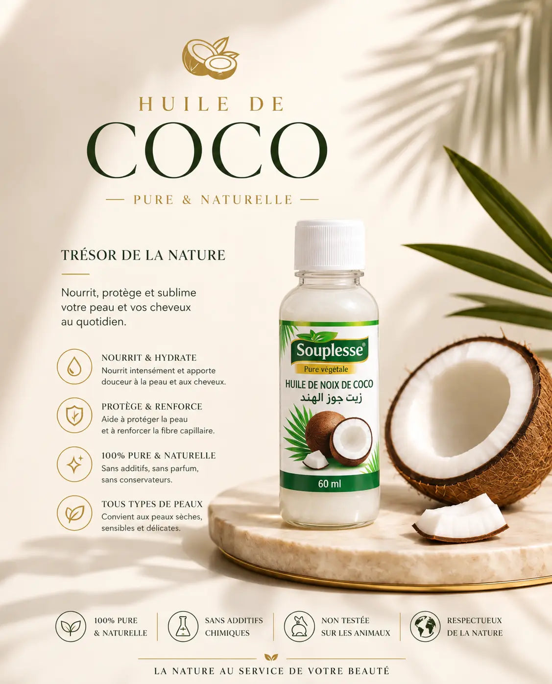 Huile-de-coco Evecthor