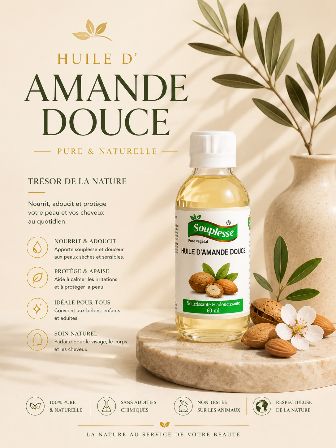 Huile d'amande douce