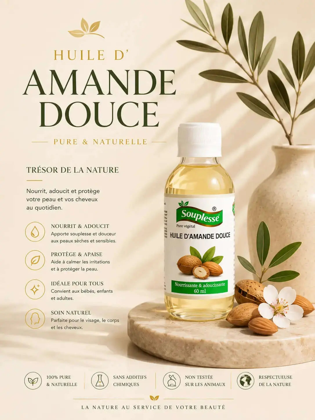 Huile-d-amande-douce Evecthor