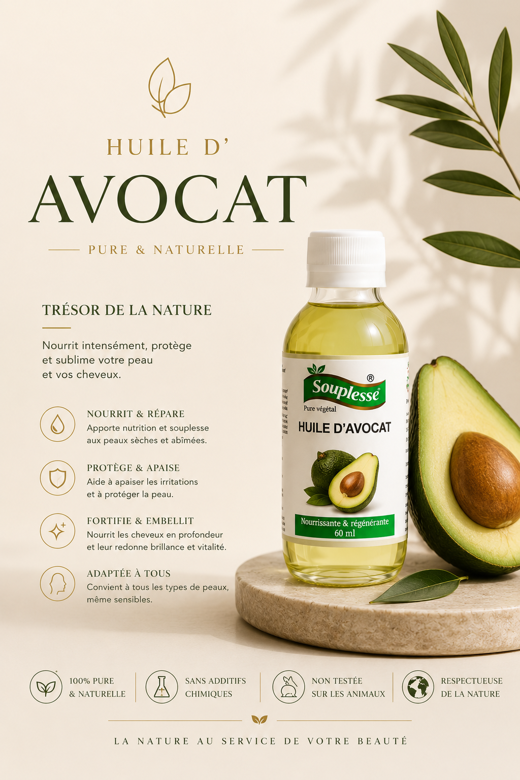 Huile d'avocat