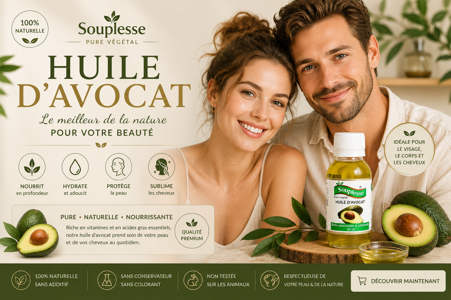 Huile d'avocat Natural product