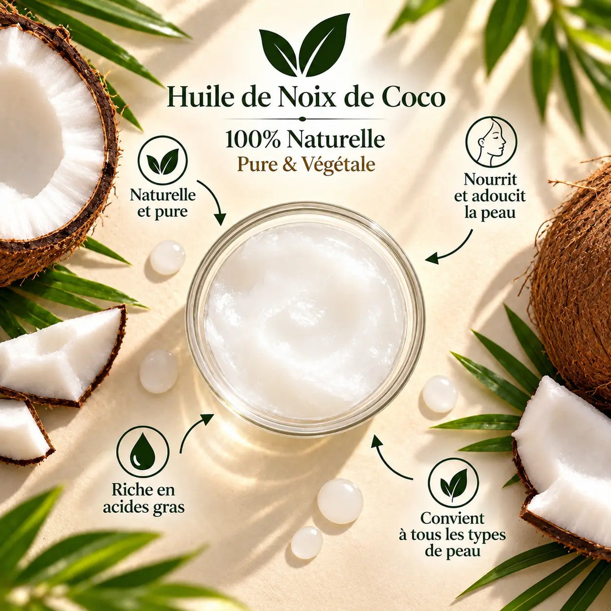 Huile de noix de coco Evecthor